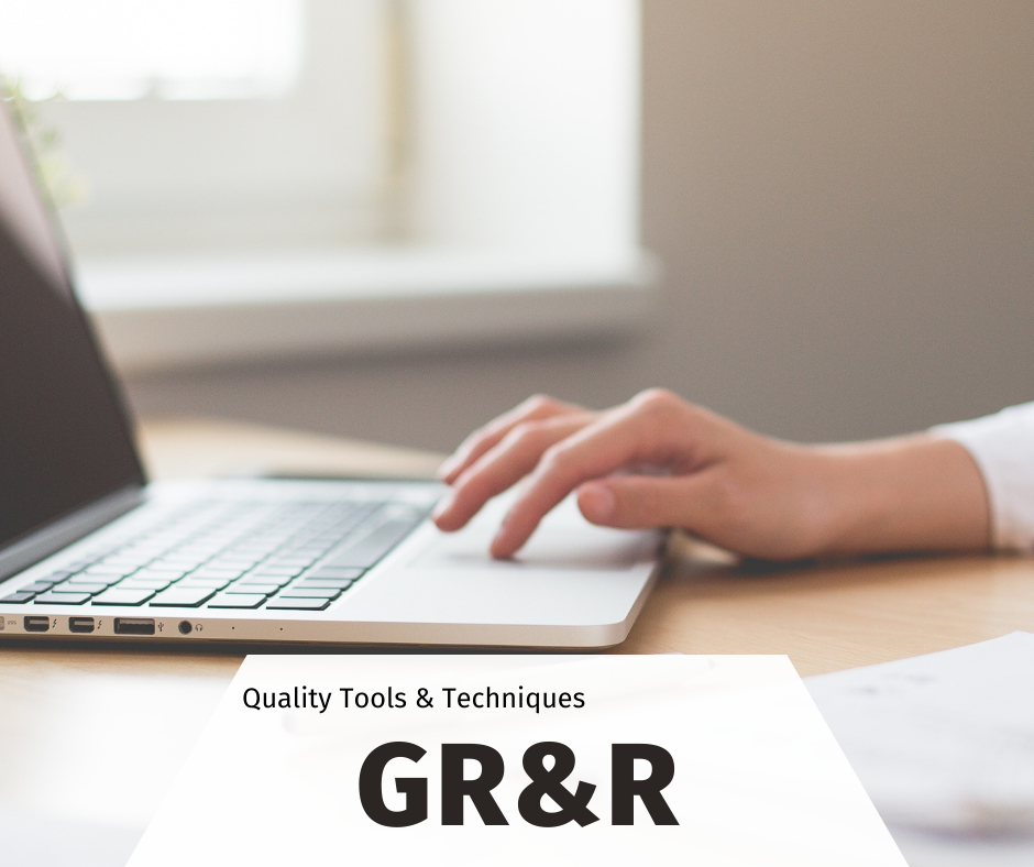 GR&R Studies (Measurement System) GR&R Studies (Measurement System)